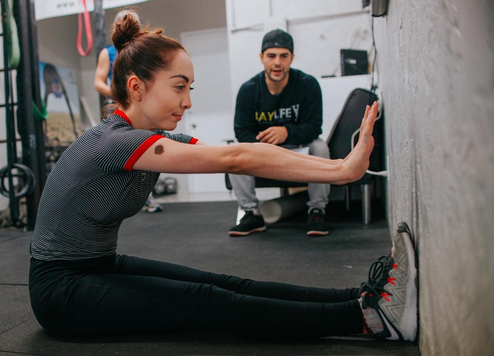 Woman doing exercise