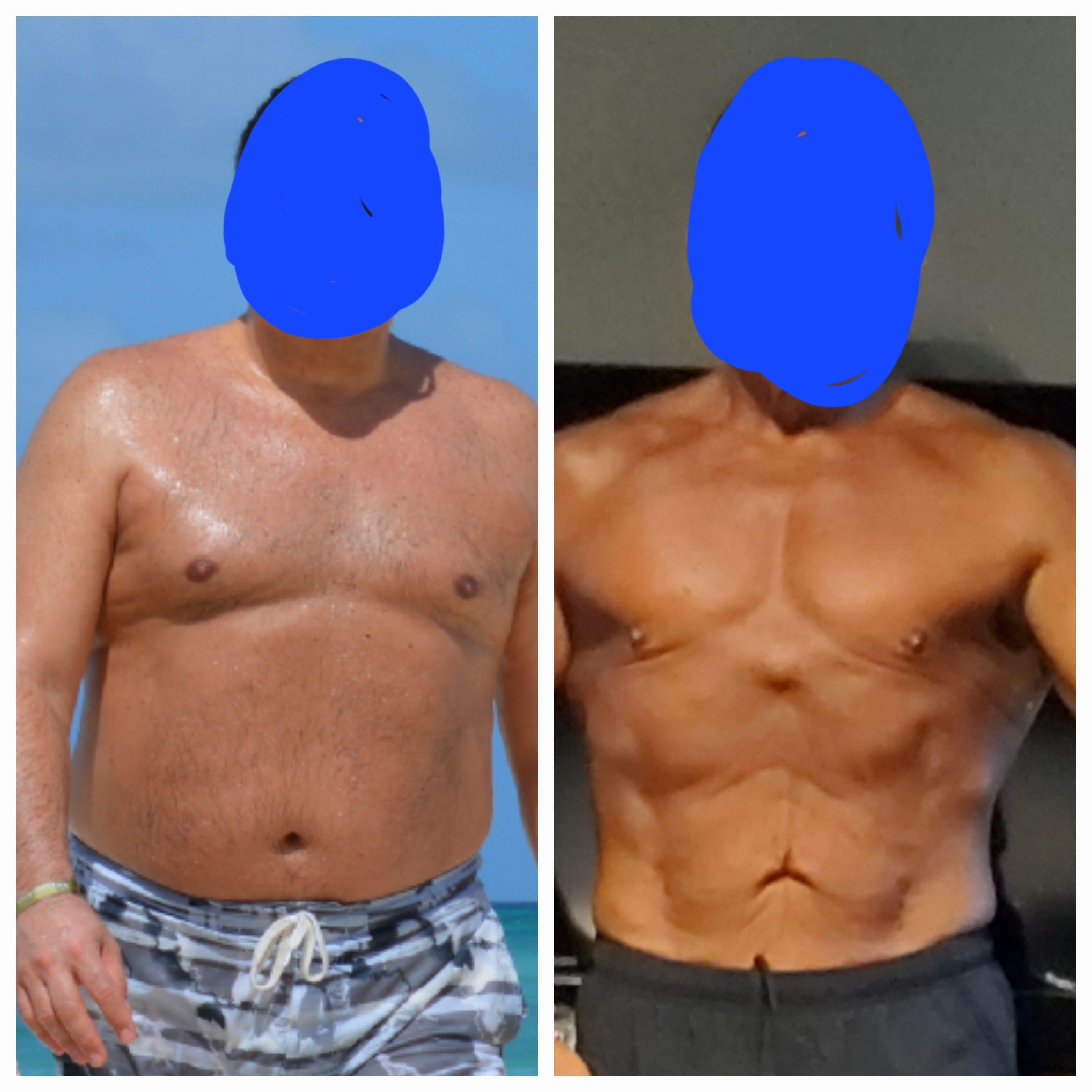 Toronto man weight loss comparison