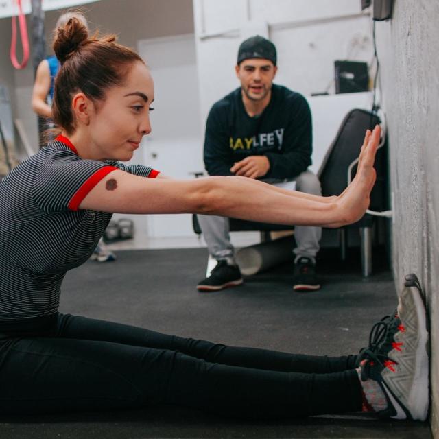 Woman doing exercise